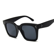 Oversized Woman Retro Big Frame Plastic Sun Glasses Square Vintage