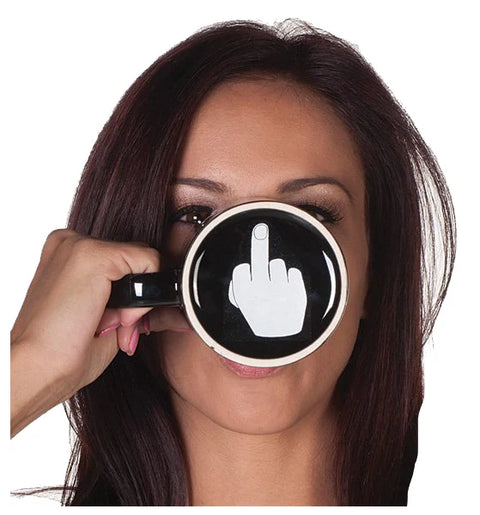 Ceramic Middle Finger Coffee Cups Personality Office Gifts