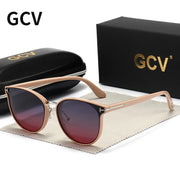 2021 GCV Polarized Lady Eye Fashion Sun Glasses Luxury Woman Brand