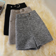 Woolen shorts women'