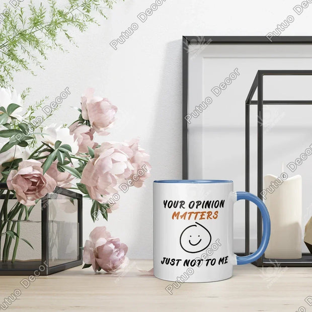 Putuo Decor 1pc Funny Sarcastic Quote Coffee Mug Mug Cup