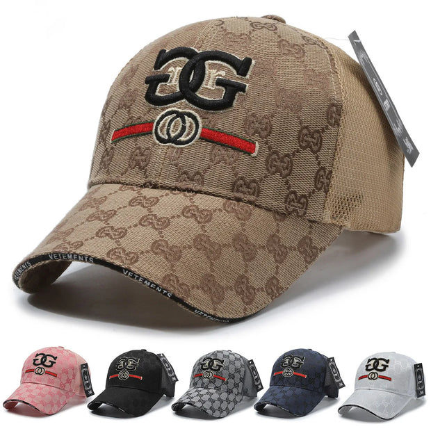 Women Men Letter Embroidery Baseball Hat Outdoor Sunscreen