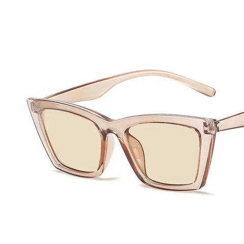 Vintage Cat Eye Sunglasses Women Square Frame Female Retro Shades