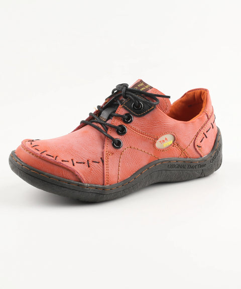 TMA EYES Hand Stitching Leather Women's Sneaker