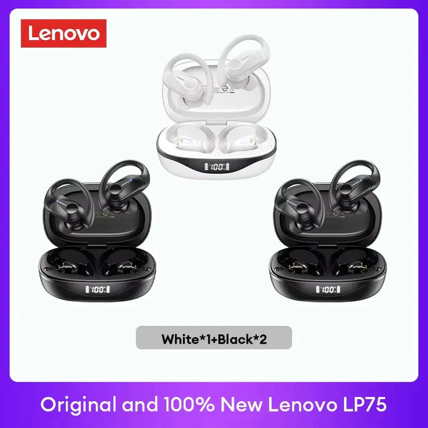 3 Headphones Wireless LED Digital Noise Reduction Waterproof Headset