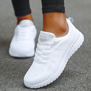 Fashion Breathable Trainers Comfortable Sneakers Mesh Fabric Lace