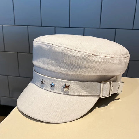 Sea Military Style Korean Caps mother hats