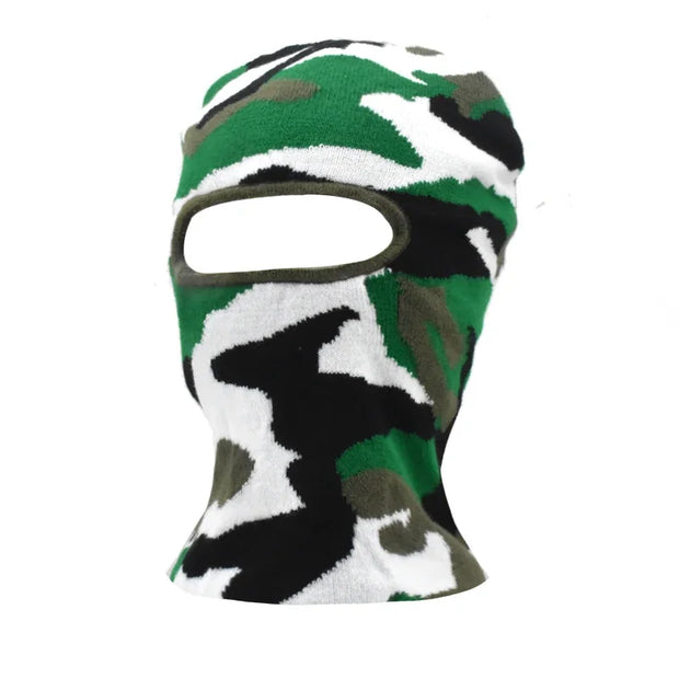 Hip Hop Balaclava Distressed Knitted Caps Full Face Ski Mask