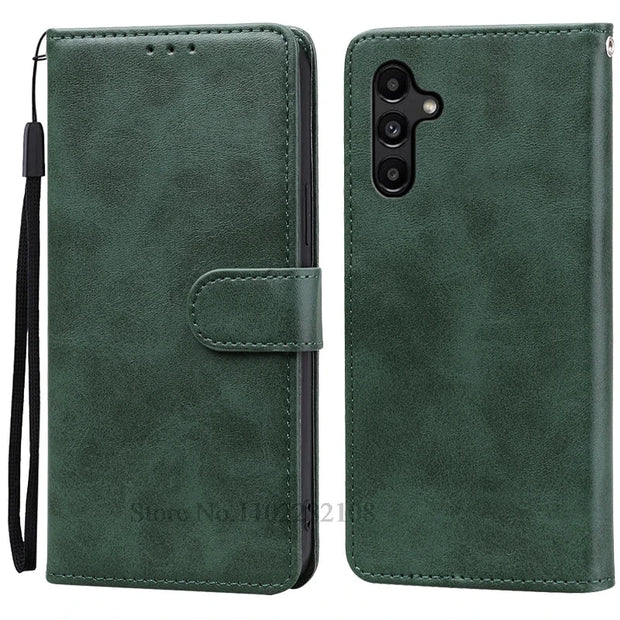 Samsung Galaxy A15 Case Wallet Leather Flip Cover