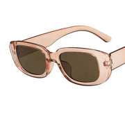 Fashion Square Women Rectangle Sun Glasses Female Eyewear Anti-Glare