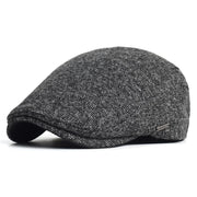 Autumn Winter Thick Warm Newsboy Caps Men Women Soft Beret Hat