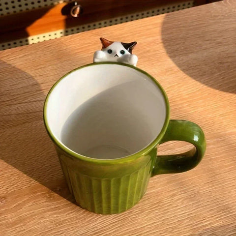 Lovely Cat Mug Cute Ceramic Coffee Cup