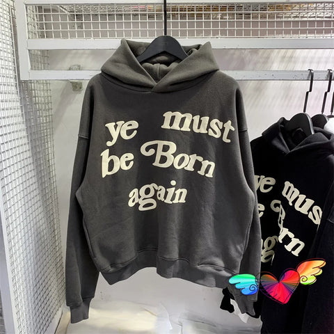 2023fw Puff Print Kanye West Hoody Men Women 1