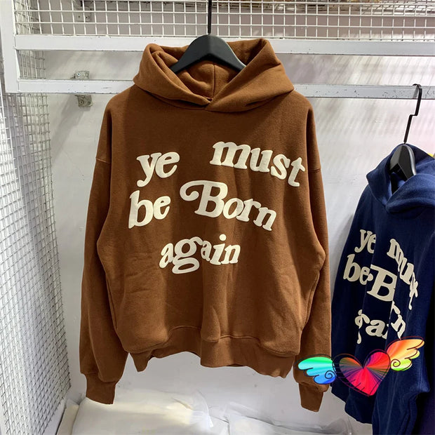 2023fw Puff Print Kanye West Hoody Men Women 1