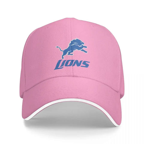 detroit-lions Bucket Hat Baseball Cap Wild Ball Hat Fashion Beach