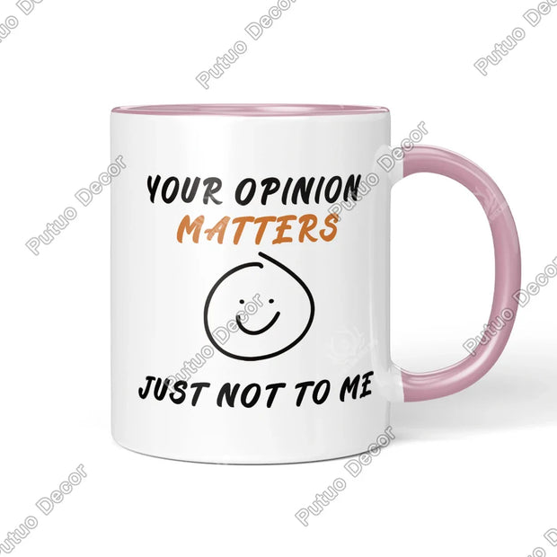 Putuo Decor 1pc Funny Sarcastic Quote Coffee Mug Mug Cup