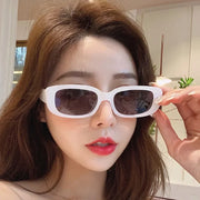 Fashion Square Women Rectangle Sun Glasses Female Eyewear Anti-Glare