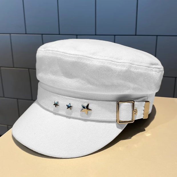 Sea Military Style Korean Caps mother hats