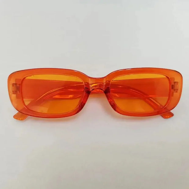 Fashion Square Women Rectangle Sun Glasses Female Eyewear Anti-Glare