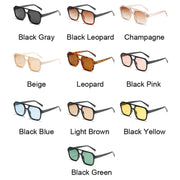 Vintage Square Sunglasses Woman Fashion Candy Colors Mirror Eyewear