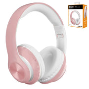 Pink Girls Phone Gaming Headset Gamer Bluetooth Headphone