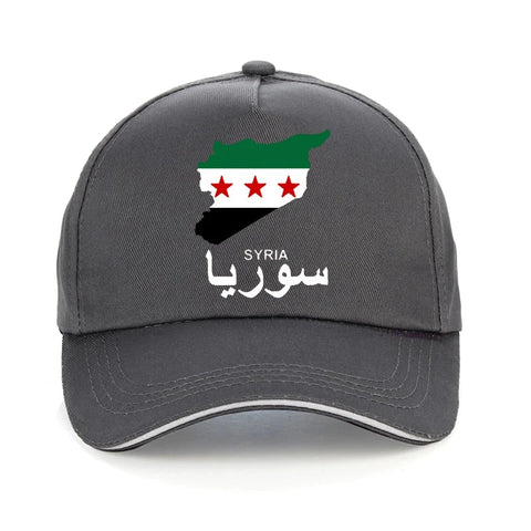 Funny Syrian Arab Republic Syria Arabic Baseball Cap Summer Style