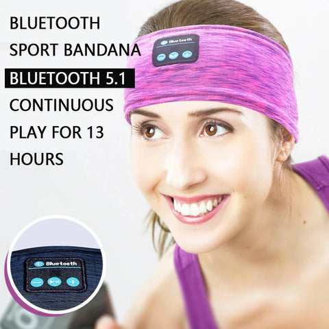 Wireless Headphones Music Bluetooth Sports Headband Elastic Headset