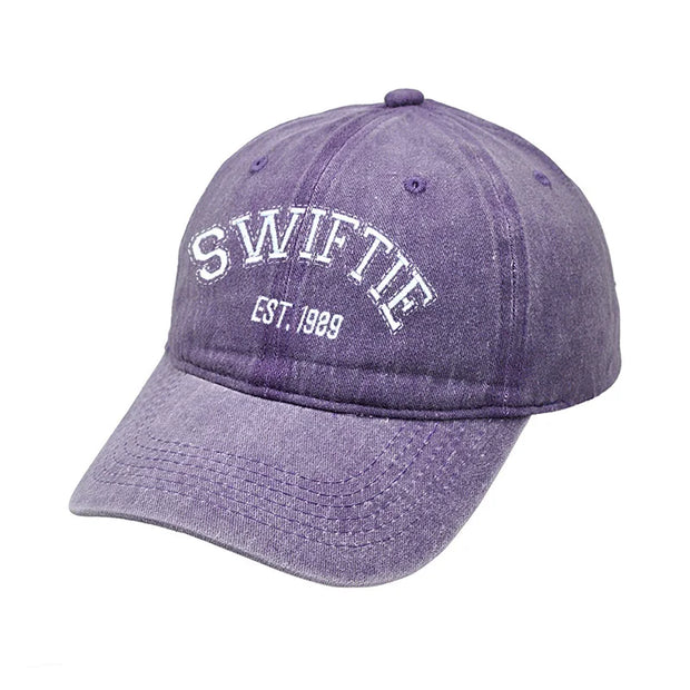 Swifts Baseball Caps Embroidery Hats Retro Cotton Duck Tongue Hat