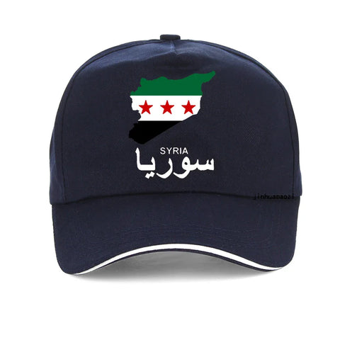 Funny Syrian Arab Republic Syria Arabic Baseball Cap Summer Style