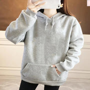 Autumn Unisex Versatile Solid Color Clothing Pullover Casual Hoodie