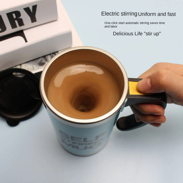 Lid Automatic Electric Lazy Coffee Milk Mixing auto stirring mug