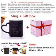 Personalised Magic Mugs Custom Colour Changing Cup Heat Activated