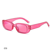 Fashion Square Women Rectangle Sun Glasses Female Eyewear Anti-Glare