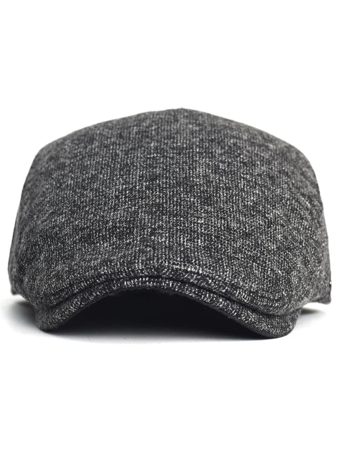 Autumn Winter Thick Warm Newsboy Caps Men Women Soft Beret Hat