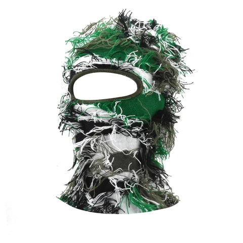 Hip Hop Balaclava Distressed Knitted Caps Full Face Ski Mask