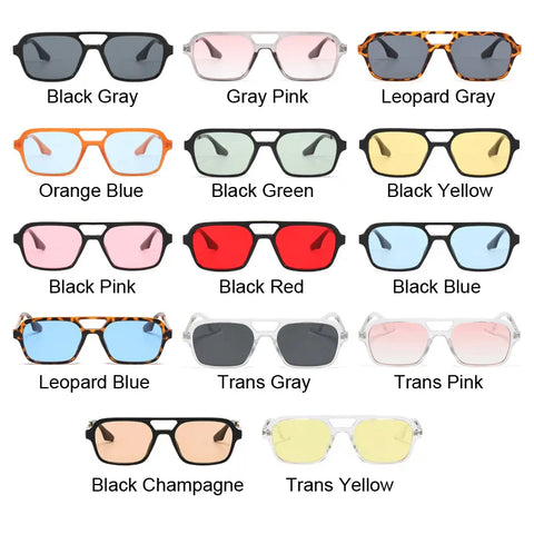 Frame Square Sunglasses Woman Brand Designer Fashion Luxury SunGlasses