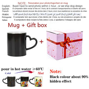 Personalised Magic Mugs Custom Colour Changing Cup Heat Activated