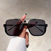 Vintage Oversized Sunglasses Fashion Unisex Square Shades Eyewear