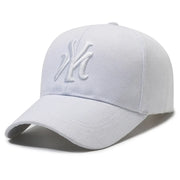 Letter Embroidery Couple Baseball Cap Anti-Sun Sunscreen