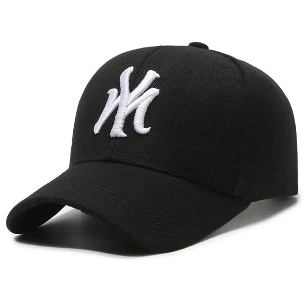 Letter Embroidery Couple Baseball Cap Anti-Sun Sunscreen