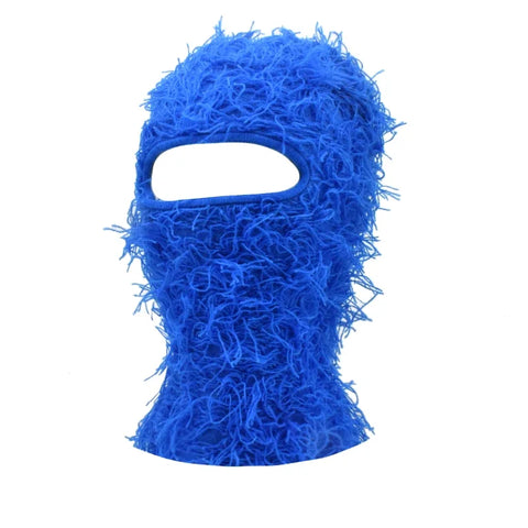 Hip Hop Balaclava Distressed Knitted Caps Full Face Ski Mask