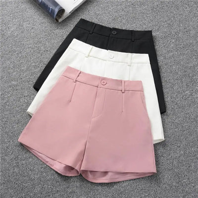 Line Wide Leg Suit Short Commute Summer Suit Shorts