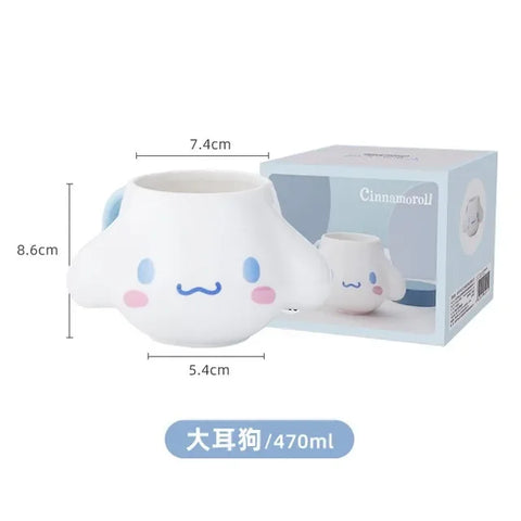 Melody Coffee Cup Kawaii Ceramic Water Mug Valentine