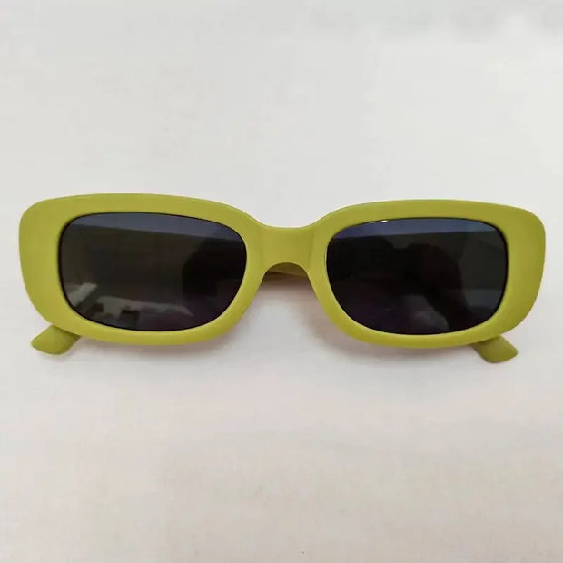 Fashion Square Women Rectangle Sun Glasses Female Eyewear Anti-Glare