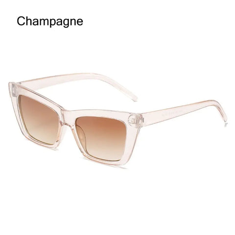 Fashion Square Sunglasses Woman Vintage Cat Eye Design SunGlasses