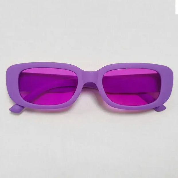 Fashion Square Women Rectangle Sun Glasses Female Eyewear Anti-Glare