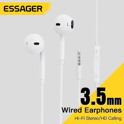 Microphone Stereo Earbuds Sports