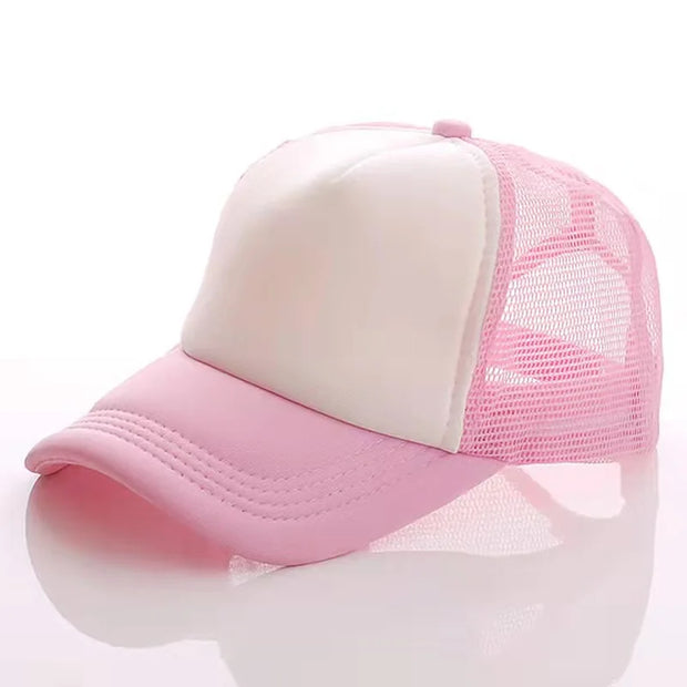 Adult Summer Net Baseball Cap Men Women Blank Mesh tentacle Sun Hat 