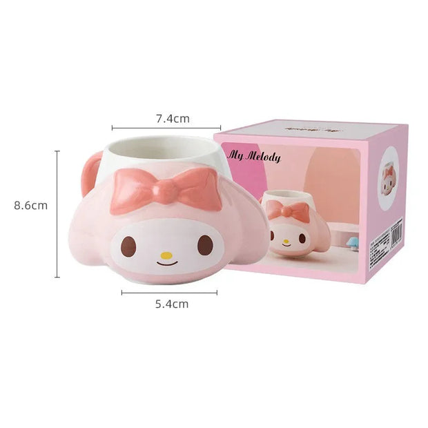 Melody Coffee Cup Kawaii Ceramic Water Mug Valentine