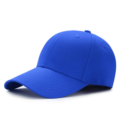 Solid Color Fashion Men Women Adjustable Leisure Caps Unisex Plain